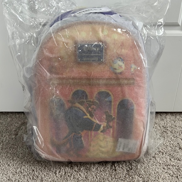 Loungefly Beauty and the Beast Mini Backpack - Picture 3 of 7